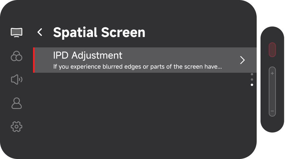 IPD Setting OSD
