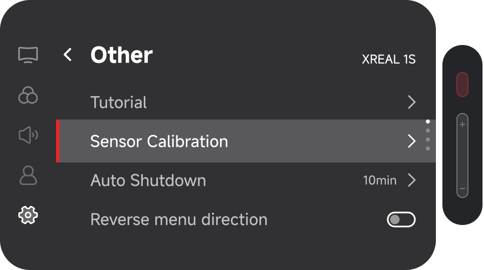 1S Sensor Calibration