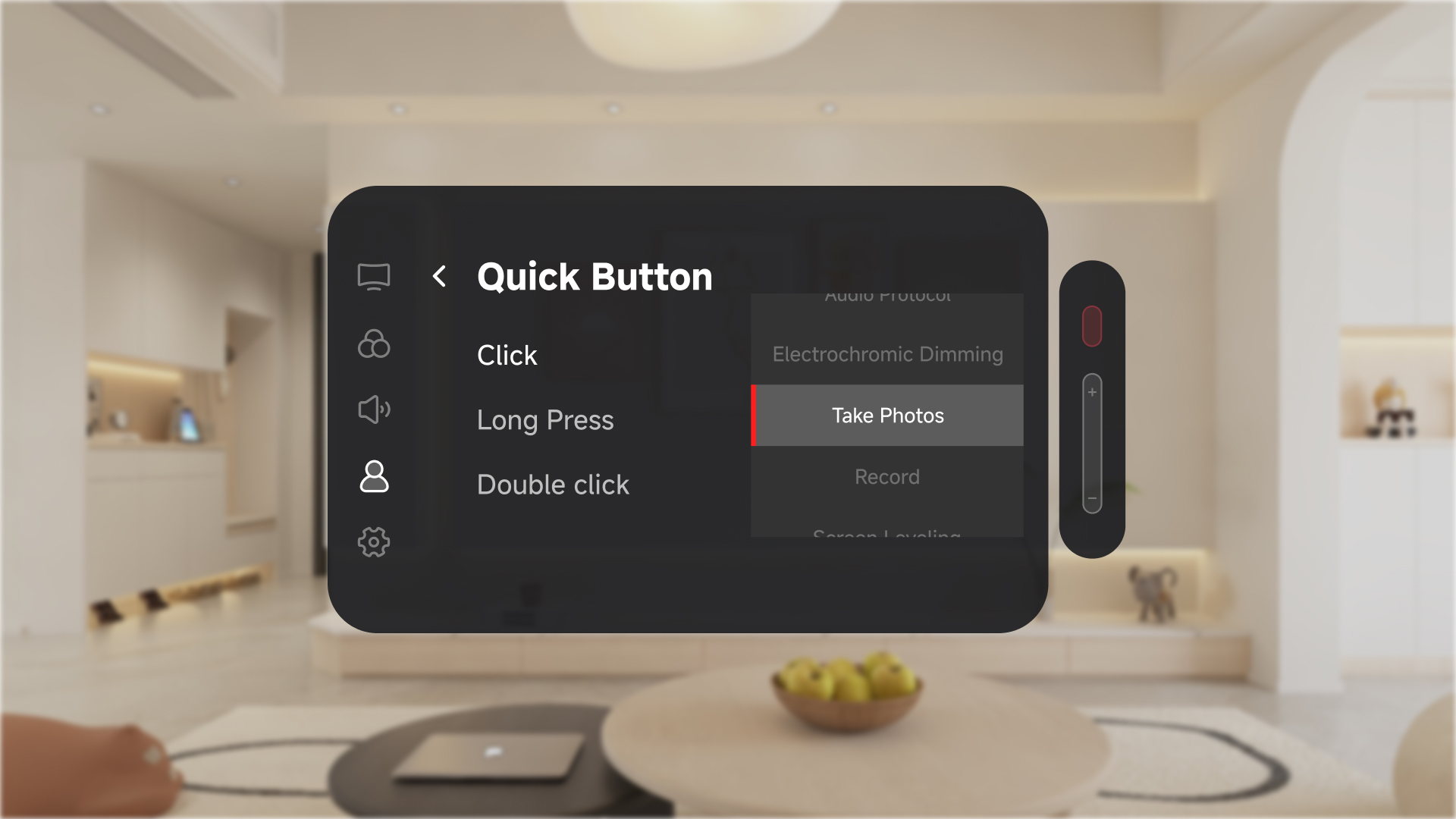 Quick Button OSD
